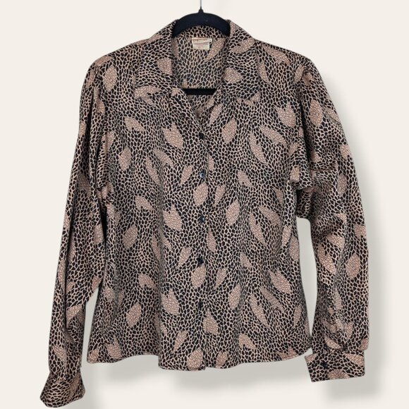 🍁Vintage Alluffe Blouse & Matching Neck Tie - Picture 5 of 10